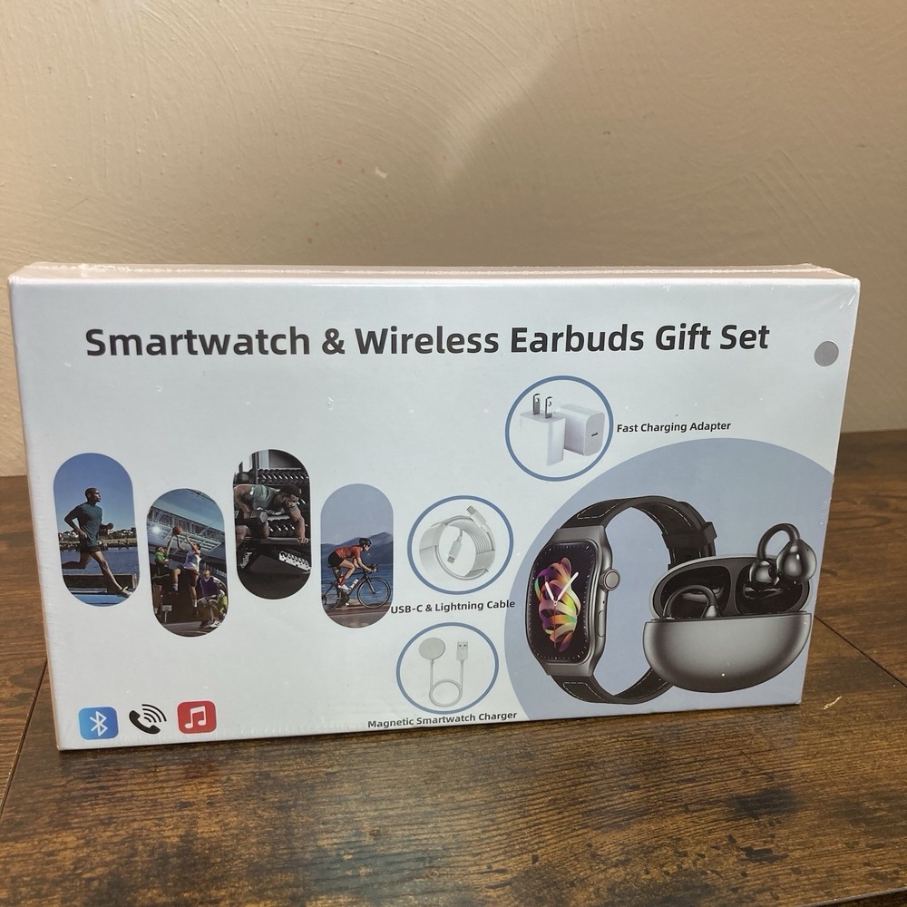 Smartwatch & Wireless Earbuds Gift‎ Set